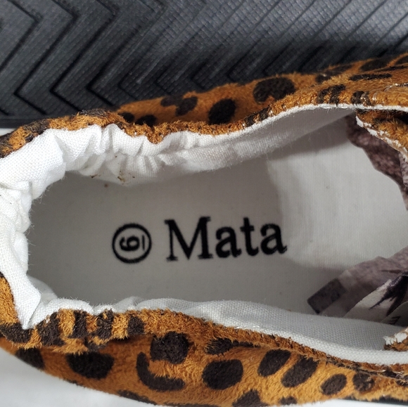 Mata Leopard Faux Suede Lace-up Shoes - Picture 2 of 5